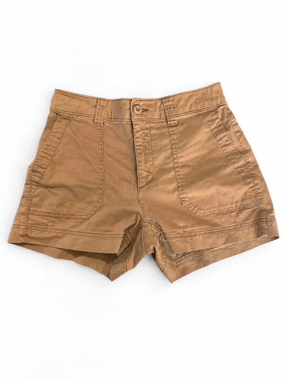 Old Navy High-Rise OG Chino Shorts Tan Khaki Size